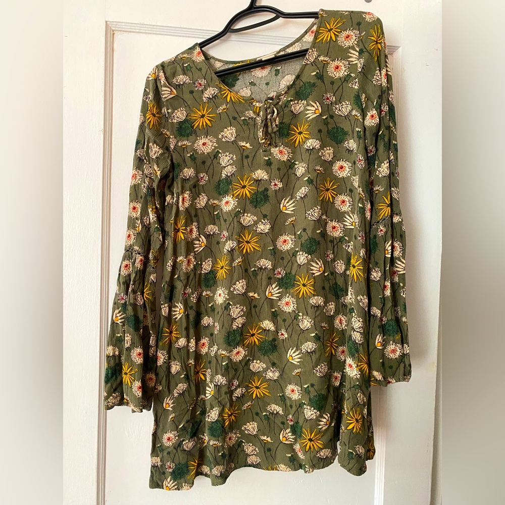 Mossimo supply co. brand green dress size small